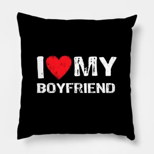 I Love My Boyfriend Pillow