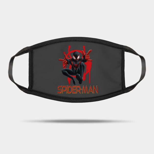 Spiderman Miles Morales Spiderman Miles Morales Mask Teepublic Uk