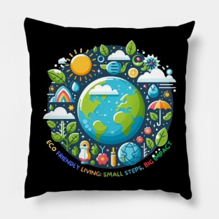 Eco-Friendly Living: Small Steps, Big Impact. Pillow