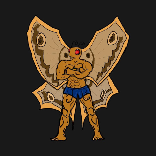 Buff Mothman - No Background by KatsMind