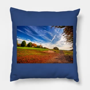 Louth Golf Club Autumn View Pillow