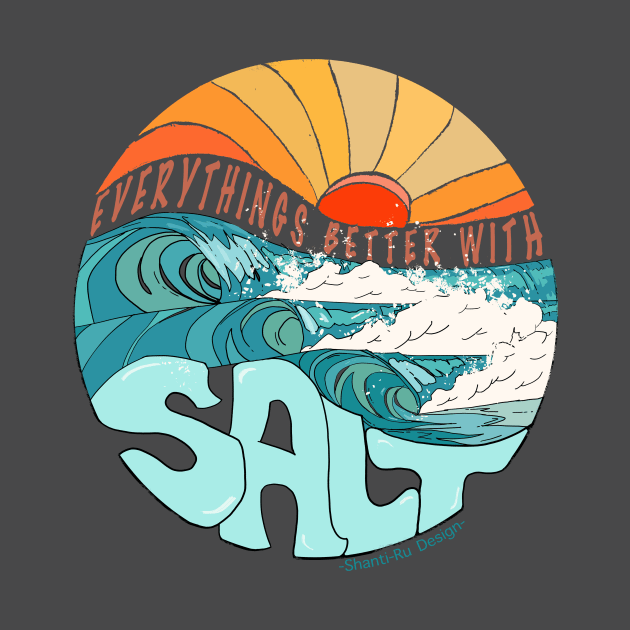 Surfer Retro sunset Graphic surf beach art ocean wave design surfing by Shanti-Ru Design