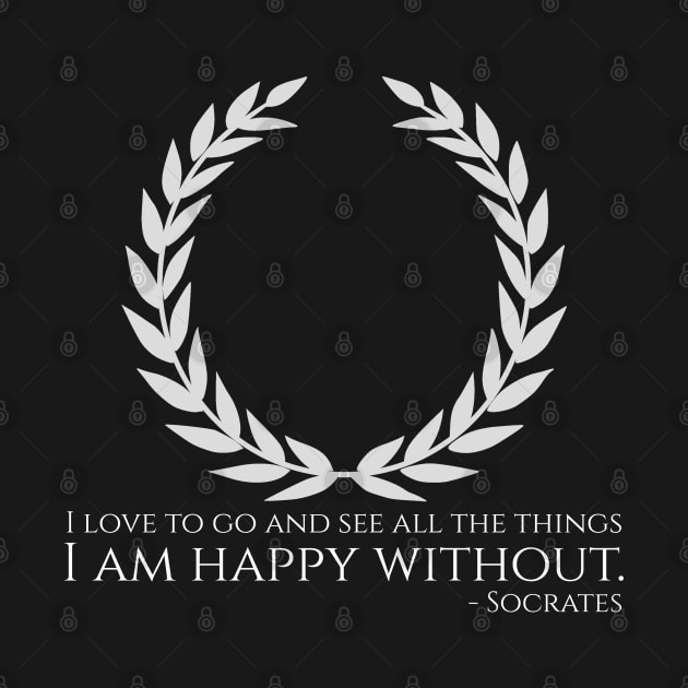 Classical Greek Stoic Philosophy Socrates Quote Stoicism by Styr Designs