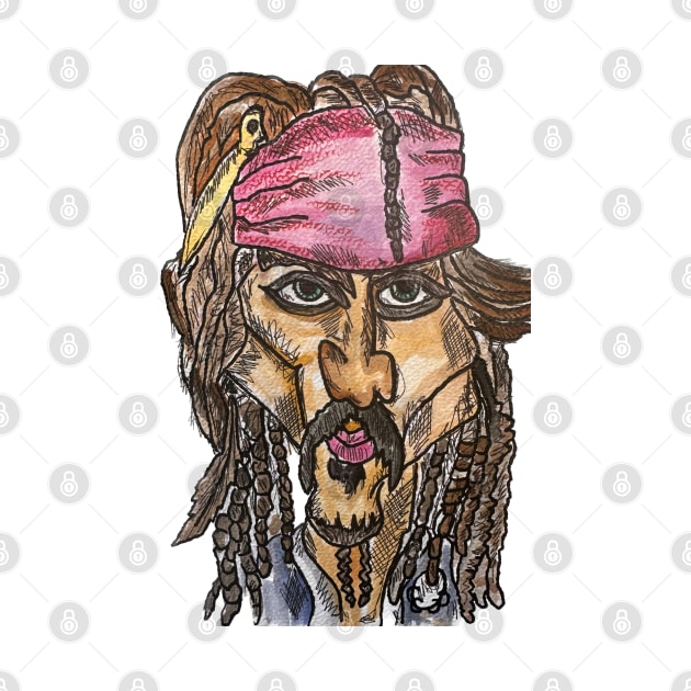 Jack Sparrow by 78CustomPaintINK