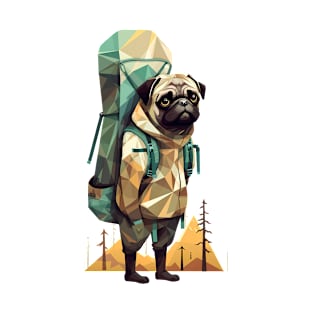 the pug goes on a hike T-Shirt