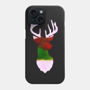 Acrylic paint cosmic deer Phone Case