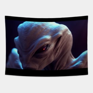 Alien up close Tapestry