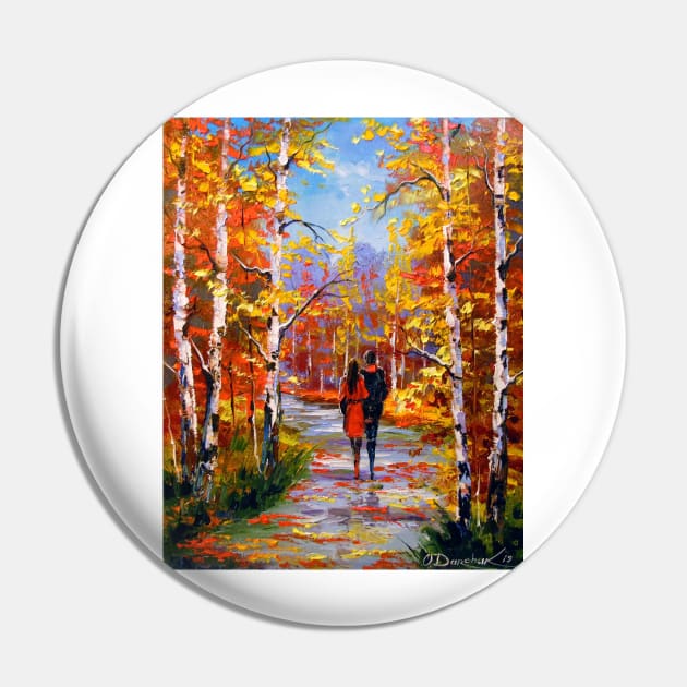 Autumn walk Pin by OLHADARCHUKART