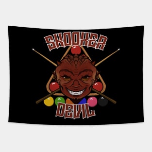 Snooker Devil Tapestry