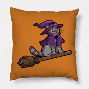 Witch Cat Pillow