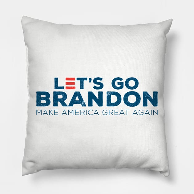 LETS GO BRANDON Pillow by hamiltonarts