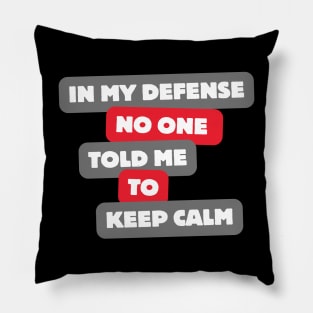 Defense Pillow