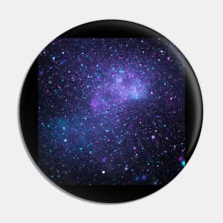 purple galaxy Pin