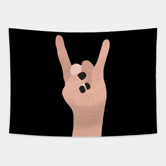 Rock On Tapestry by ElviaMontemayor