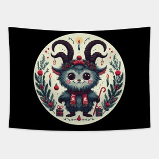 Baby Krampus Christmas Tapestry