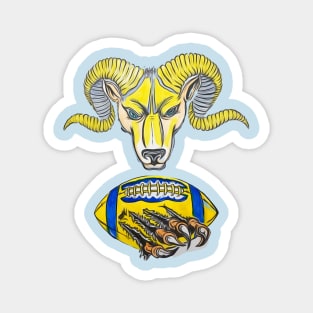 LA Rams Football Magnet