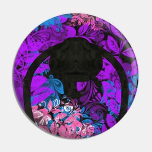 Purple circle Pin