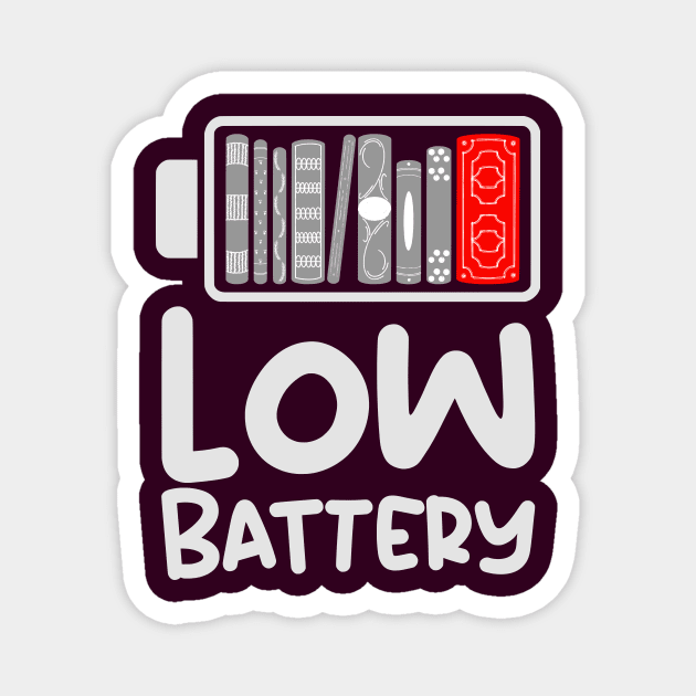 Low Battery Magnet by Chimerillaneous