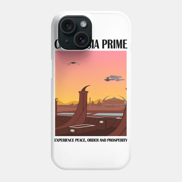 Star Trek - Travel Poster Cardassia Prime Phone Case by AdriansFinalFrontier