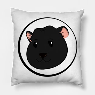 Cute black Guinea Pig Pillow