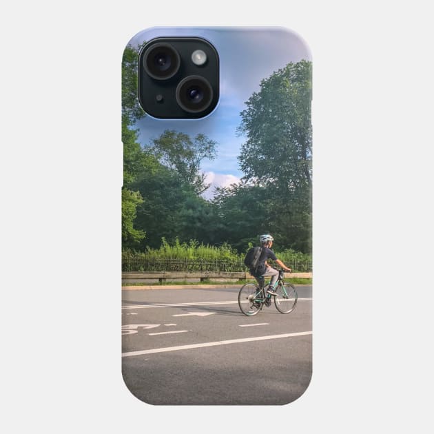 Central Park Summer Biker Manhattan NYC Phone Case by eleonoraingrid