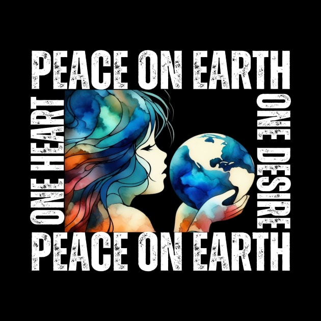 World Of The Peace. Peace To The World. One Heart On Desire Peace On Earth. by JSJ Art