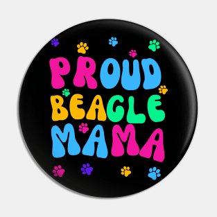 Proud Beagle Mama Pin