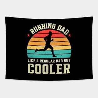 Running Dad Like A Regular Dad But Cooler Retro Tapestry