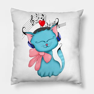 Cat Song Pillow