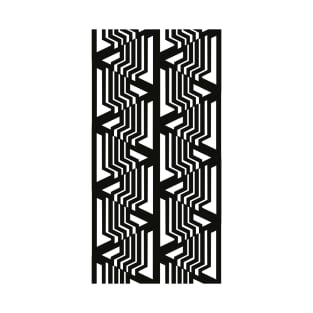 Geometric black and white pattern nordic T-Shirt