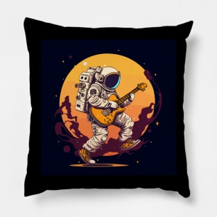 astronaut-stay-with-guitar-tshirt-design Pillow