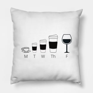 Getting through the week with wine Pillow