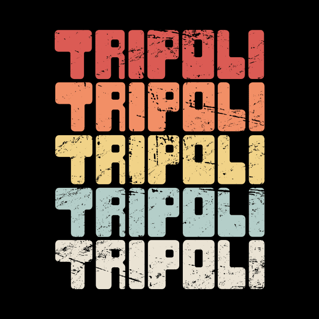 Vintage TRIPOLI Lebanon Text by MeatMan