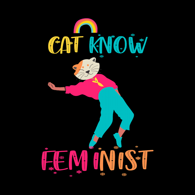 Cat Know Feminist by 29 hour design