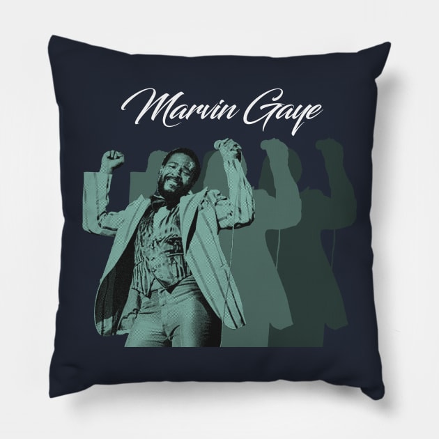 Marvin Dance Mint Pillow by demarsi anarsak