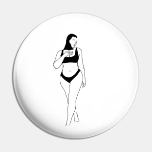 Curves beautiful girl Pin