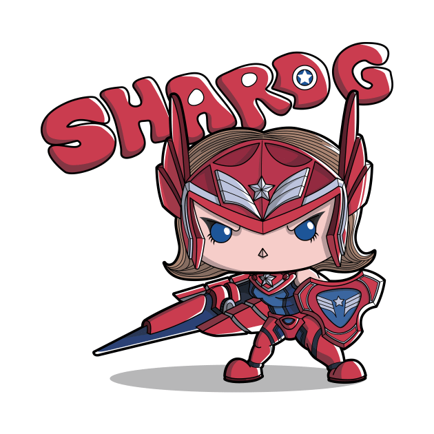 Marvel Future Fight Pop Funko Sharon Rogers 'Sharog' by billyker