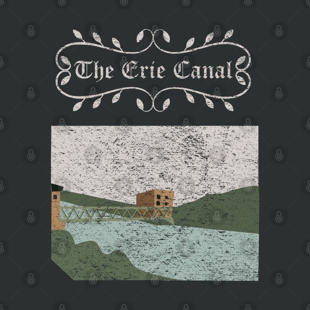 Vintage Erie Canal Illustration by nonbeenarydesigns