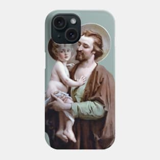 Saint Joseph and Baby Jesus Phone Case