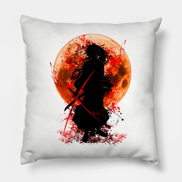 hitokiri battousai Pillow by rollout578