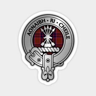 Clan Cameron Crest & Lochiel Tartan Magnet