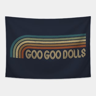 Goo Goo Dolls Retro Stripes Tapestry