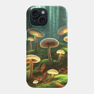 Mushroom Magic: A Fantasy Forest Floor Phone Case