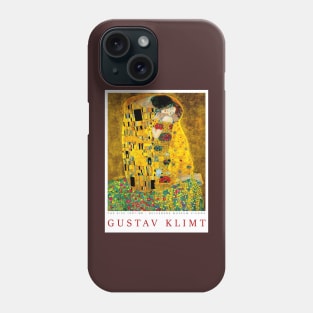 Gustav Klimt The Kiss 1907 Belvedere Museum Painting Print Phone Case