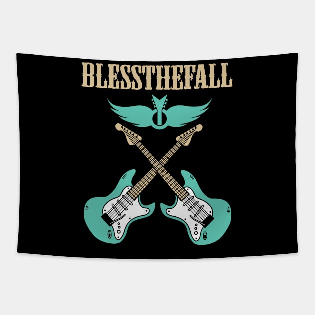 BLESSTHEFALL BAND Tapestry by dannyook