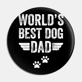 World's best dog dad Pin