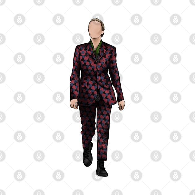 Villanelle - Killing Eve,illustration, poster, wall art, Jodie, Sandra, outfit, fashion, perfume, sorry baby, suit, dress by showmetype