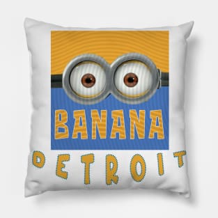 MINION BANANA USA DETROIT Pillow