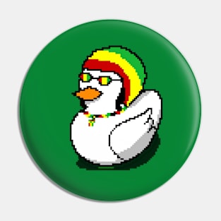 Duckys Rastaman Pin