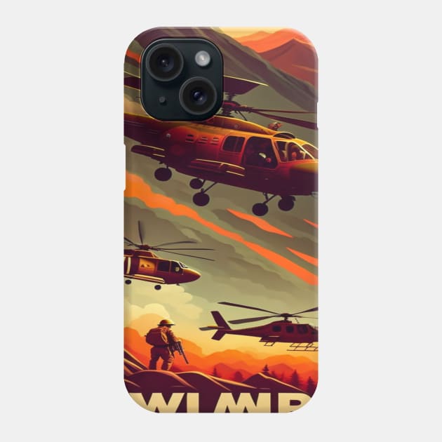 Jungle Inferno: The Vietnam War Phone Case by Delta Zero Seven